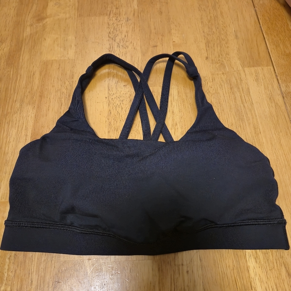 Lululemon Athletica Midnight Black Crossback Sports Bra